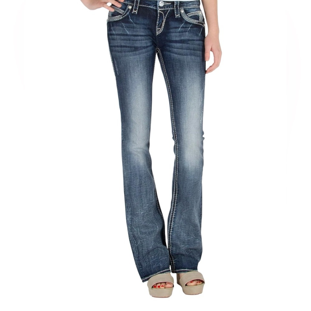 Rock Revival Johanna Bootcut Jeans Sz 29 Blue